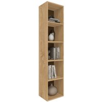 Coemo Standregal Alpha 185 aus Holz 5 Etagen Natur Sonoma - Natur von COEMO