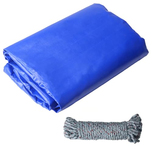 COEWUR Plane 2x3m Blau Abdeckplane mit Ösen Schutzplane PVC 420 g/m² Wasserdicht und Reißfest Gartenplane UV-stabilisiert Gewebeplane mit 10m Winddichtes Seil für LKW Swimmingpools Markise COEWUR Plane 2x3m Blau Abdeckplane mit Ösen Schutzplane PVC 420 g/m² Wasserdicht und Reißfest Gartenplane UV-stabilisiert Gewebeplane mit 10m Winddichtes Seil für LKW Swimmingpools Markise von COEWUR