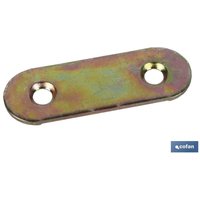 4 Stück Verbindungsplatte 55 x 17 mm von COFAN