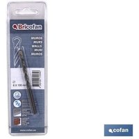Bl 1 Stück Bricofan Wandbohrer 8 x 120 mm von COFAN