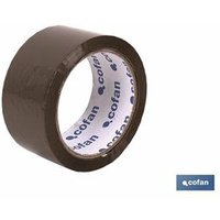 Braune Acryldichtung 45 Mikrometer 48 mm x 66 Meter von COFAN