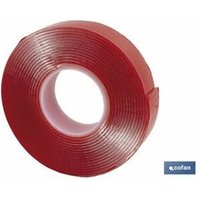 Cofan - Bri Extra starkes doppelseitiges Klebeband 19 mm x 1,5 m von COFAN
