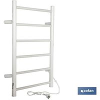 Weißer elektrischer Handtuchhalter Gobí Modell 68x53x10,5 cm Ip44 von COFAN