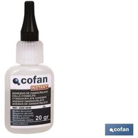 Cyanacrylat-Klebstoff. Hohe Dichte 20gr. Cyanacrylat-Klebstoff. Hohe Dichte 20gr. von COFAN