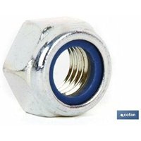 Cofan - DIN-985 C-8 whitworth 1 z Sechskantmutter C.8 Selbstsichernd Whitworth verzinkt von COFAN