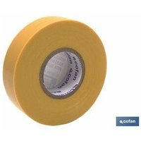 Cofan - Isolierband 180 Mikrometer Gelb 19 mm x 20 Meter von COFAN