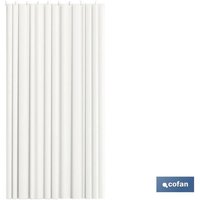 Lissabon-Duschvorhang aus weißem Polyester, 220 x 200 von COFAN