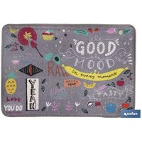 Moderne Digitaldruck-Eingangsmatte 50x70cm aus Polyester und pvc von COFAN