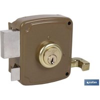 Overlay-Schloss mit Schlagbolzen 80 mm links Overlay-Schloss mit Schlagbolzen 80 mm links von COFAN