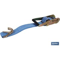 Ratsche + 0,5 m Klebeband 3000 kg + geschlossener Haken Ratsche + 0,5 m Klebeband 3000 kg + geschlossener Haken von COFAN