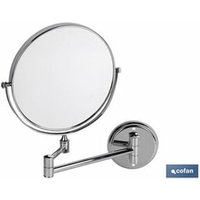 Runder Badezimmerspiegel, Vergrößerung 3, Modell Lagoa INOX 304 von COFAN