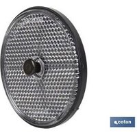 Cofan - Runder Reflektor mit Schraube zur Befestigung an Fahrzeugen Ø60mm aus weißem pmma Cofan - Runder Reflektor mit Schraube zur Befestigung an Fahrzeugen Ø60mm aus weißem pmma von COFAN