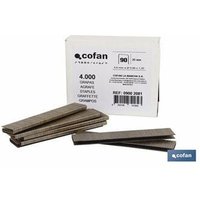 Schachtel mit Heftklammern 90/25 mm (4.000 Stück) von COFAN