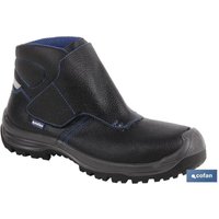 Cofan - Schwarzer Lederstiefel mit Klettverschluss S3 Modell Urian t 37 Cofan - Schwarzer Lederstiefel mit Klettverschluss S3 Modell Urian t 37 von COFAN
