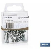 Selbstbohrender Senkkopf din 7504P 42x16mm Zink (Blister 10 Einheiten) von COFAN