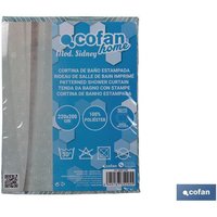 Sidney Polyester-Duschvorhang 220 x 200 von COFAN