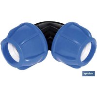 Winkel 90° Pp Pn16 25 x 25 von COFAN