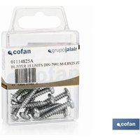 Zylindrische Blechschraube DIN7981, M-48x13 Zink, Blister 20 Stk. Zylindrische Blechschraube DIN7981, M-48x13 Zink, Blister 20 Stk. von COFAN