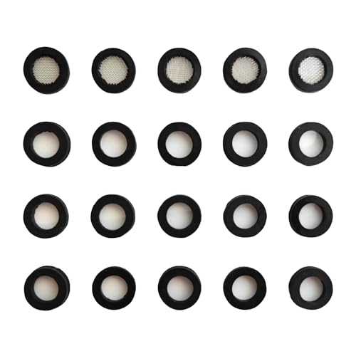 COFEDON 20 Stück Duschkopf Dichtung enthalten 5 O Ring Filternetz Edelstahl Schlauchdichtung Gummi Scheibe für Dusch Brausekopf,Dichtung von COFEDON