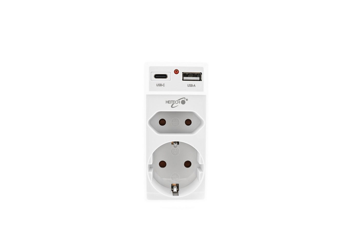 COFI 1453 6x 2-fach Steckdosenadapter mit 2 USB Ladeanschlüssen, max. 2,1A Mehrfachsteckdose von COFI 1453