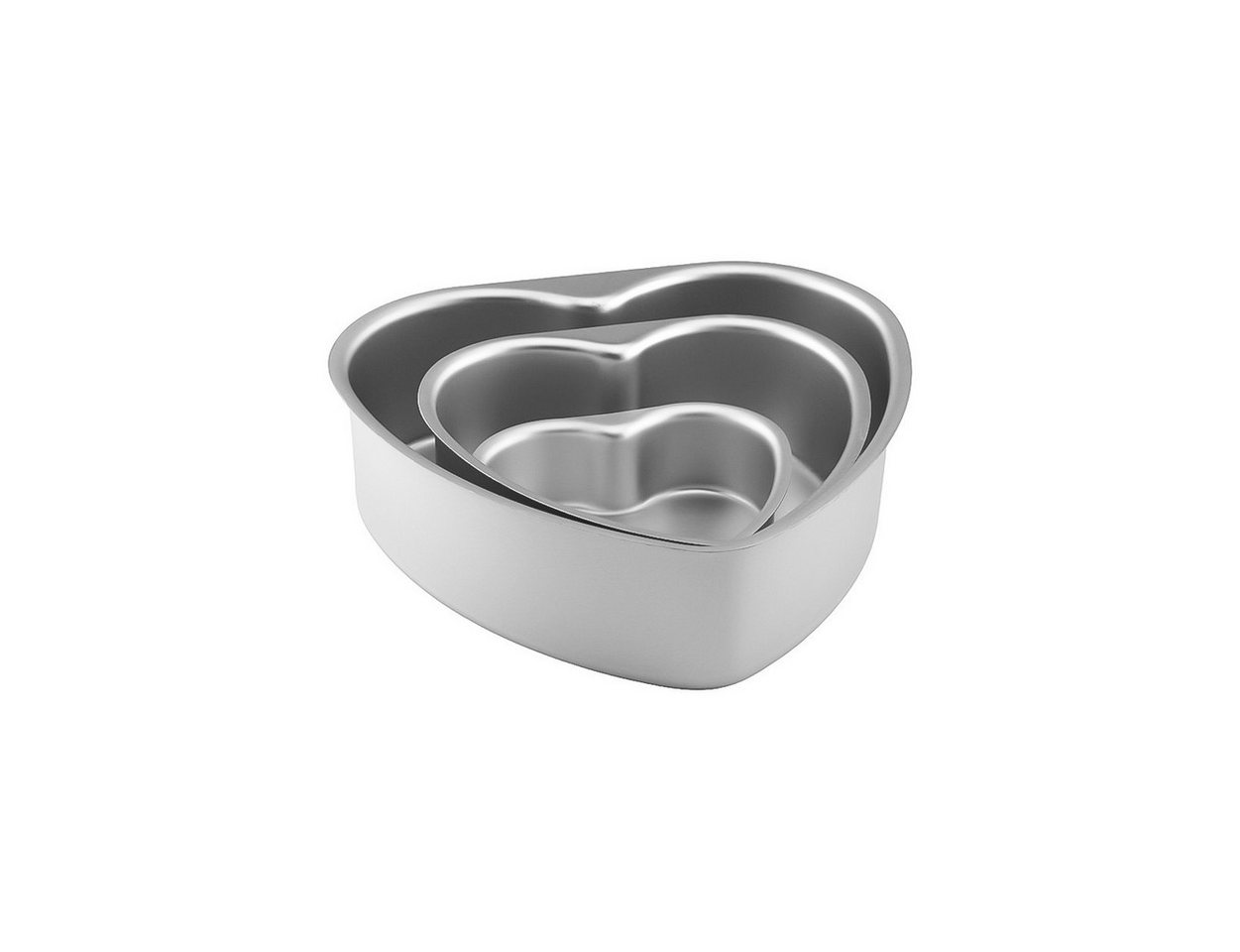 COFI 1453 Backform 3-teiliges Herz-Kuchenform Set – Perfekt für besondere Anlässe, (3-tlg) von COFI 1453