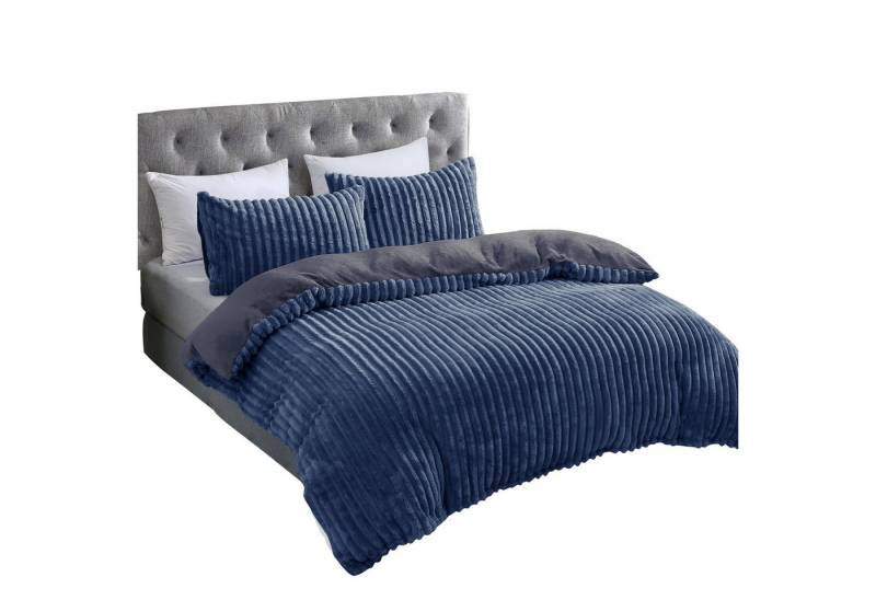 COFI 1453 Bettwäsche Plüsch Bettwäsche in Cord-Optik Wendebettwäsche mit Reißverschluss COFI 1453 Bettwäsche Plüsch Bettwäsche in Cord-Optik Wendebettwäsche mit Reißverschluss von COFI 1453