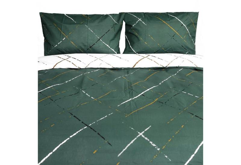 COFI 1453 Bettwäsche mit Reißverschluss in Reflection Design, für Einzel- und Doppelbett von COFI 1453