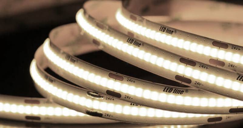 COFI 1453 LED-Streifen 5 Meter LED Streifen COB Licht 24V DC 320SMD 3600 Lumen von COFI 1453