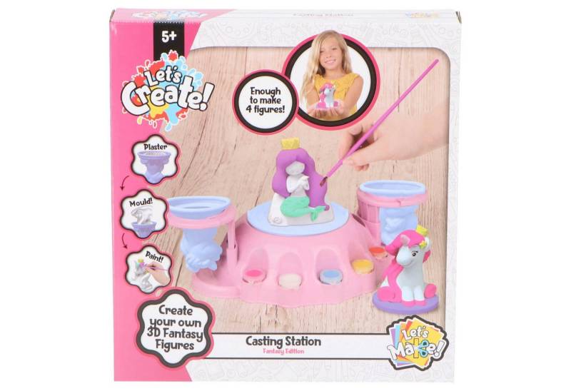COFI 1453 Malvorlage Deluxe-Gießstation Figuren Hobbyset Kreatives Spielzeug Gips Gießen von COFI 1453