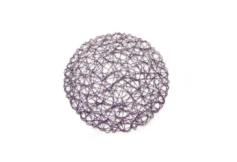 COFI 1453 Platzteller Platzset ø37 cm – Telleruntersetzer modern geflochten, 4-tlg., ø37 cm von COFI 1453
