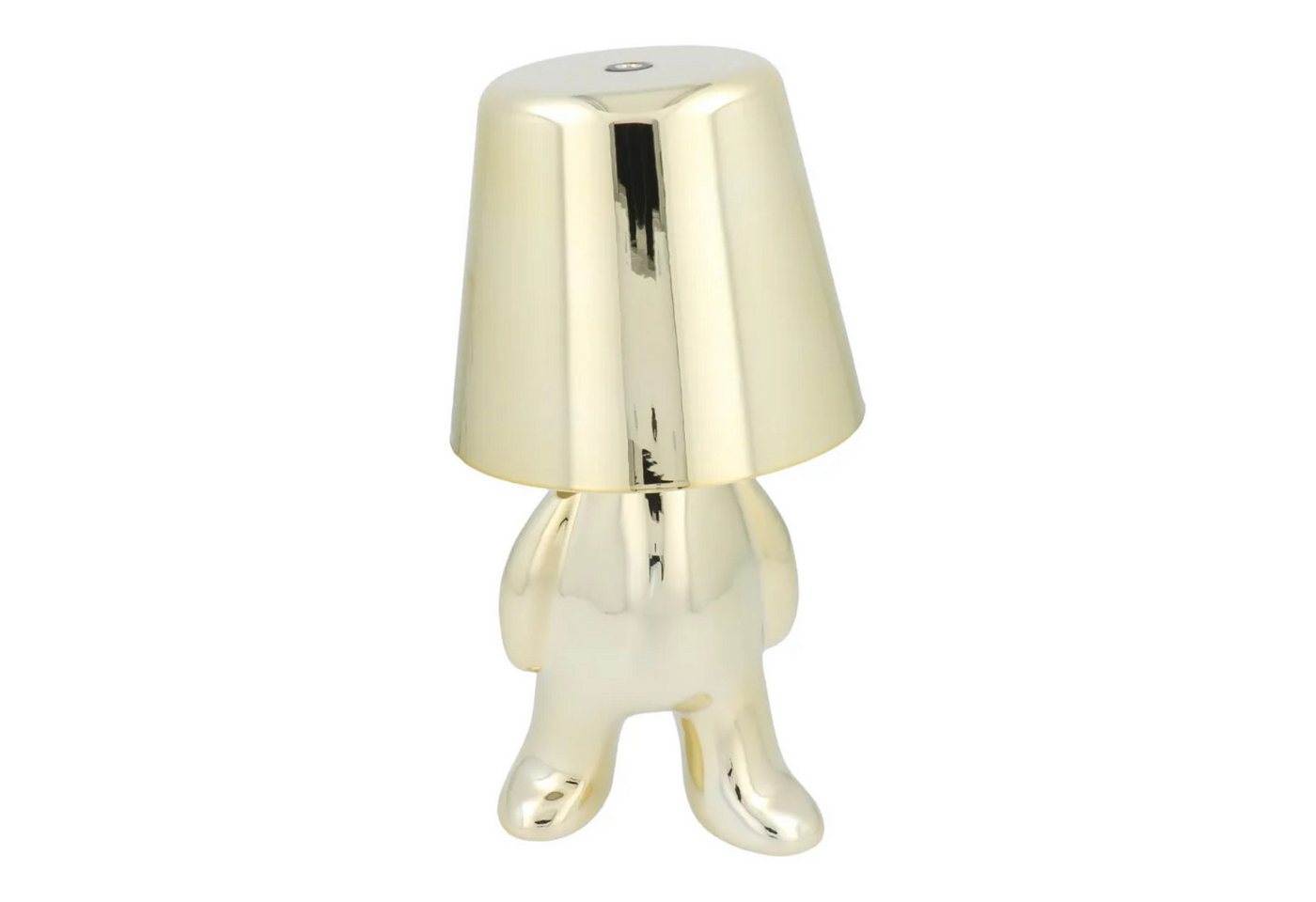 COFI 1453 Tischleuchte Tischlampe in Gold Nachttisch LED Beleuchtung stehender Mann von COFI 1453