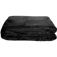 Cofi 1453 - Kuschelige Decke 270x230 cm Fleecedecke Wohndecke aus Polyester Tagesdecke Schwarz Cofi 1453 - Kuschelige Decke 270x230 cm Fleecedecke Wohndecke aus Polyester Tagesdecke Schwarz von COFI 1453