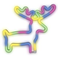 Cofi 1453 - Neon led Zeichen Licht Batterie / usb led Licht Home Leuchtschild Nachtlicht Moose - Multicolor von COFI 1453