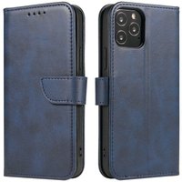 Cofi1453® Premium Magnet Case Buch Tasche Schutzhülle aufklappbare Hülle Standfunktion Zubehör kompatibel mit Samsung Galaxy A21S (A217F) in Blau von COFI 1453