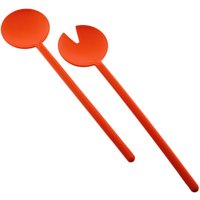 Cofi Salatbesteck 2-teilig – Löffel & Gabel, 29 cm, Rot von COFI 1453