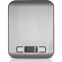 Digitale Küchenwaage 5 kg aus Edelstahl mit LCD-Display Digitale Küchenwaage 5 kg aus Edelstahl mit LCD-Display von COFI 1453