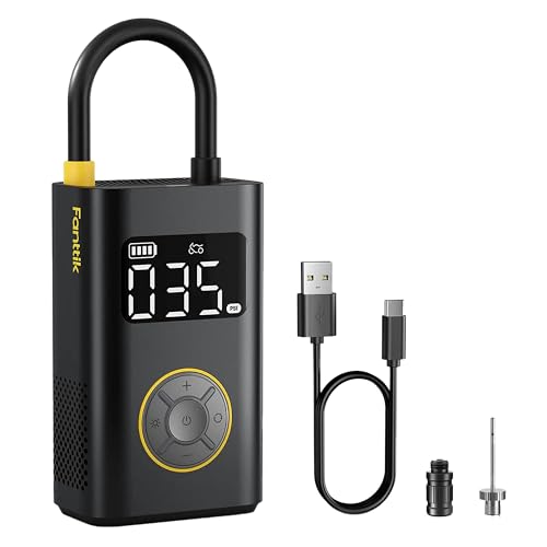 Fanttik X9 Pro Tragbarer Reifenfüller Luftkompressor mit Reifendruckmesser für Motorrad, Fahrrad Fanttik X9 Pro Tragbarer Reifenfüller Luftkompressor mit Reifendruckmesser für Motorrad, Fahrrad von COFI 1453