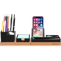 Holz Schreibtisch Organizer – magnetisch & flexibel mit 6 Fächern von COFI 1453