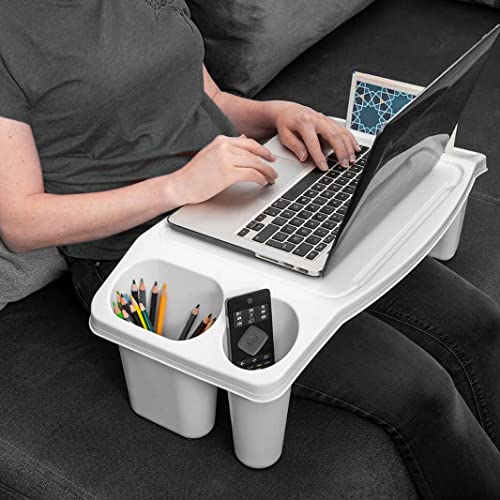 Laptoptisch Schreibtischunterlage Aktivitätstisch aus Kunststoff 30x60x21cm Dunkelgrau von COFI 1453