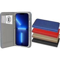 Smart Magnet Tasche Hülle Flip Cover kompatibel mit iPhone 15 Pro Max Rot von COFI 1453