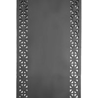 Cofi 1453 - Tischläufer für Zuhause und Garten mit Laserschnittmuster, 140x40 cm aus Polyester Anthrazit von COFI 1453