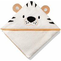 Tropic Bamboo Kapuzenhandtuch für Babys aus Bio-Bambus mit Tiger Motiv von COFI 1453