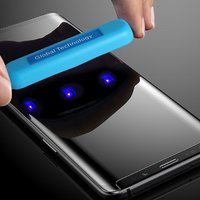 cofi1453 Panzer Schutzglas kompatibel mit Huawei Mate 30 Pro mit Kleber & UV 3D Curved Panzerglasfolie Display Schutzfolie Volle Abdeckung von COFI 1453