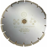 Cofi 1453 - 1x Diamant Trennscheibe 230mm 22,23 Trocken- oder Nassschnitt 18 Segmente 39x2,6x7mm Beton Ziegel Klinker für allg. Baumaterial silber von COFI 1453