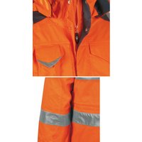 4 in 1 Winter-Warnschutzjacke wind- und wasserdicht bis -49 °c gelb 56 - Orange von COFRA
