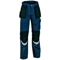 Cofra Arbeitshose mit vielen Taschen und Reflektionsstreifen 60 marineblau Cofra Arbeitshose mit vielen Taschen und Reflektionsstreifen 60 marineblau von COFRA