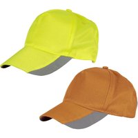 Cofra Lit Hochsichtbare Arbeitsmütze - 52 (EU) - Orange von COFRA