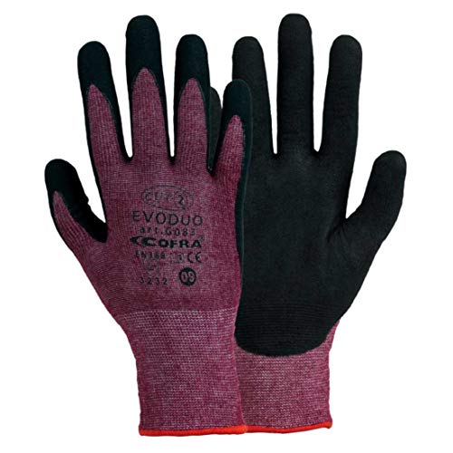Cofra Profi Touchscreen Handschuhe Arbeitshandschuhe Schutzhandschuhe Sicherheitshandschuhe Nitril PU 6-11 (8) von COFRA