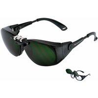 Schweißerbrille klappbar Arbeitsbrille 53 gramm - Schwarz - Cofra von COFRA