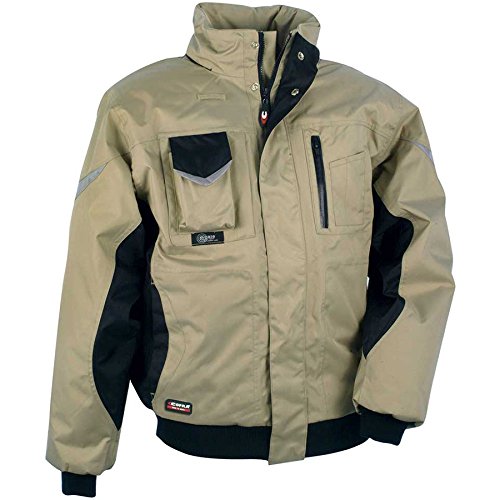 Cofra V001-0-00.Z60 Winter-Pilotenjacke "Iceberg", schlamm grau / schwarz, Größe 60 von COFRA